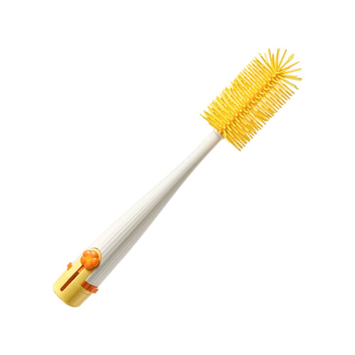Convenient Bottle Brush Cleaner With Detachable-Cream white