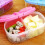 Portable 2 Section Plastic Food Container For Kids Snacks-Pink 6