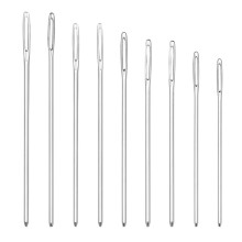 Oversized Eye Sewing Needle Sturdy Alloy Professional-A