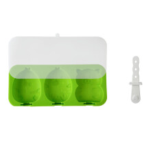 Safe Silicone Ice Lolly Maker for Parent Child Activity-Green