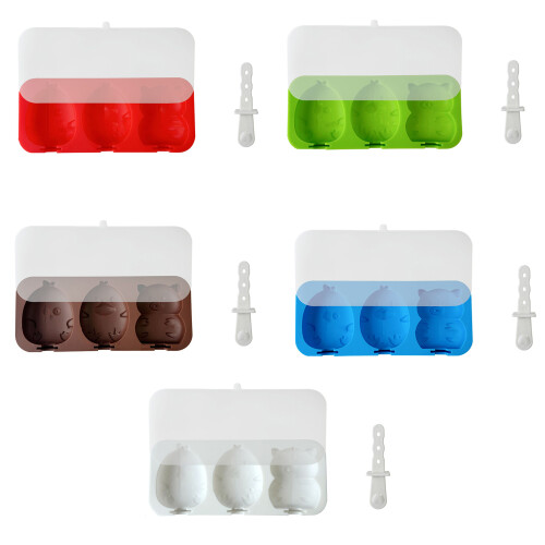 Safe Silicone Ice Lolly Maker for Parent Child Activity-Green 1