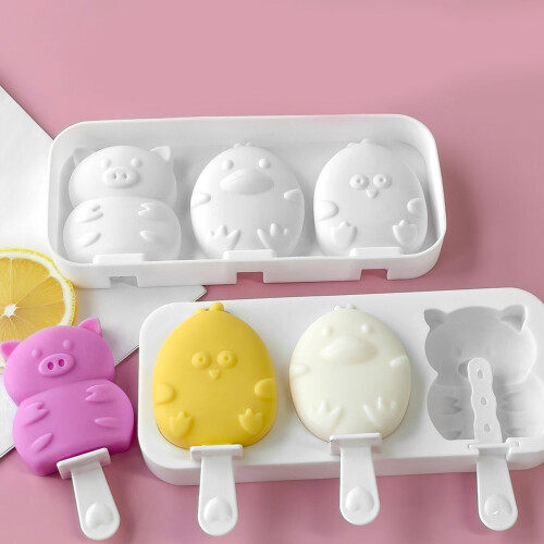 Safe Silicone Ice Lolly Maker for Parent Child Activity-Green 2