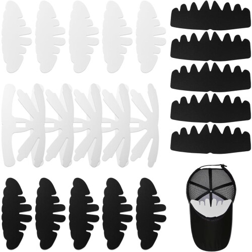 20PCS Baseball Hat Shapers Light Weight Breathable Cap-Set 1 2