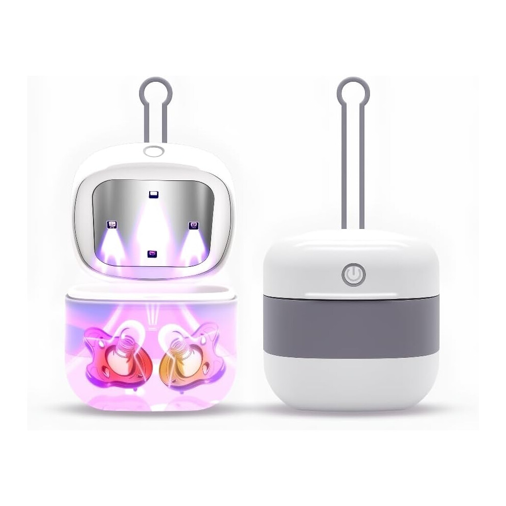 Portable Uv Pacifier Cleaner – Baby Bottle Nipple & Pacifier Cleaner,Travel Uv Cleaner For Pacifiers, Nipples Light