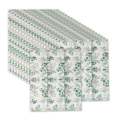 Elegant Foliages Designs Einwegservietten, sicher,-Eukalyle
