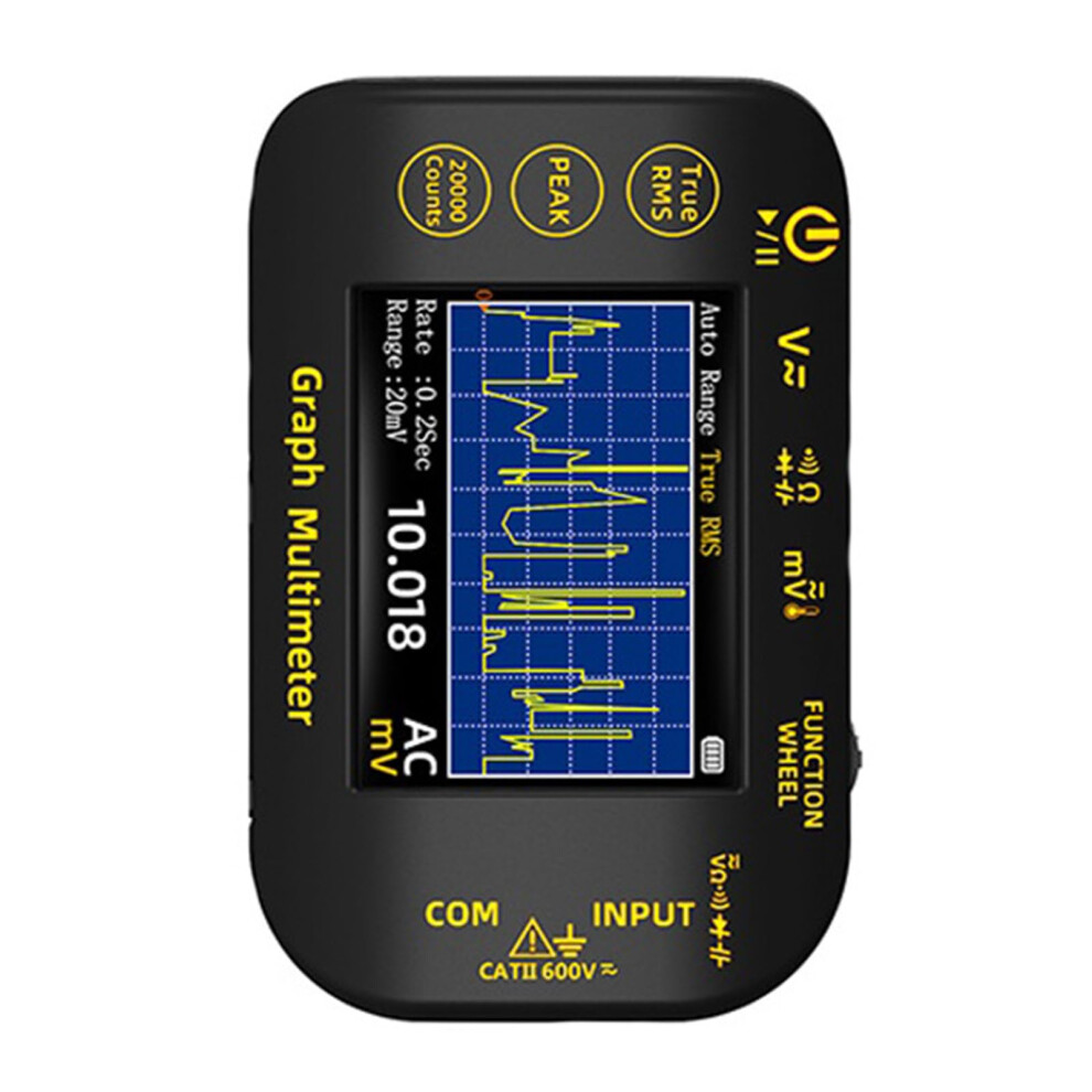 Digital Multimeter with Real Time Waveform Display,  Precision Automotive Battery and Voltage Tester-image-OPC-PQ59T6S-NEW