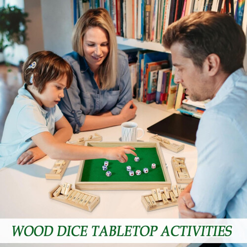 Close the Box  Wooden Cubes Tabletop Activities  Educational Dice Game 1