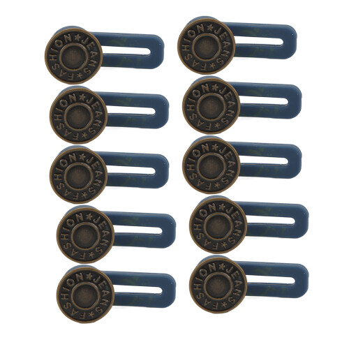 10 Stück Instant-Knopf, verstellbar, flexibel, 1