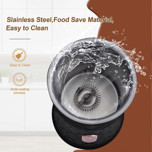 Ηλεκτρικός αφροποιητής γάλακτος MK-702 240ml, 115x115x228mm, 500W Αθόρυβος 1