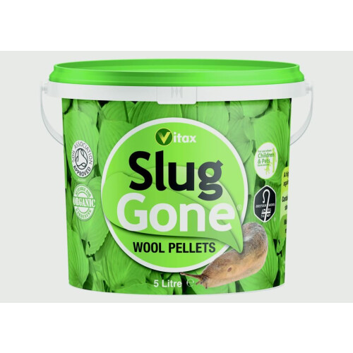 Vitax Slug Gone Vitax 5 Litres Natural Wool Barrier Pellets