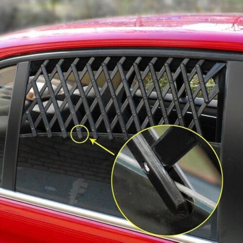 Car Window Vent Guard Jeep Cherokee 20142018 2 Pack Adjustable Pet Ventilation Mesh 2