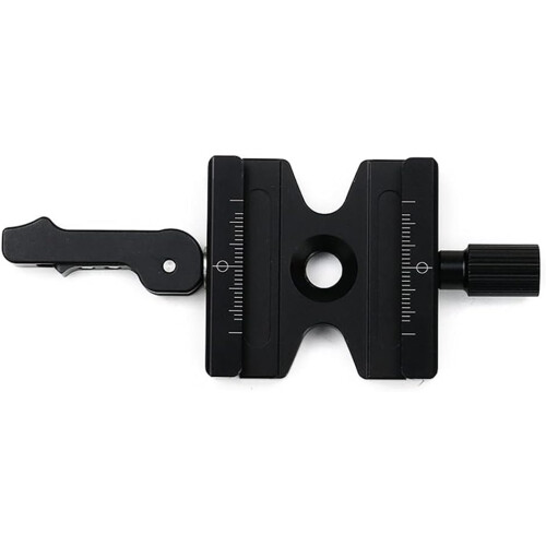 Quickrelease clamp with adjustable lever knob for plate 2
