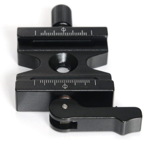 Quickrelease clamp with adjustable lever knob for plate 1