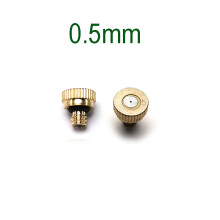 (0,5 mm) 5 buses de brumisation en laiton, orifice de 0,1 à 0,8 mm, filetage 10/24 UNC, pièces pour