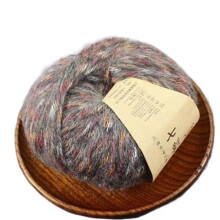 50g Soft Yarn Warm Colorful Thick Yarn Alpaca Wool Hand Knitting Scarf Needle DIY Cotton Crochet Yarn (Color: 8)