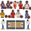 Ensemble de jouets de construction de basketball de superstars 1