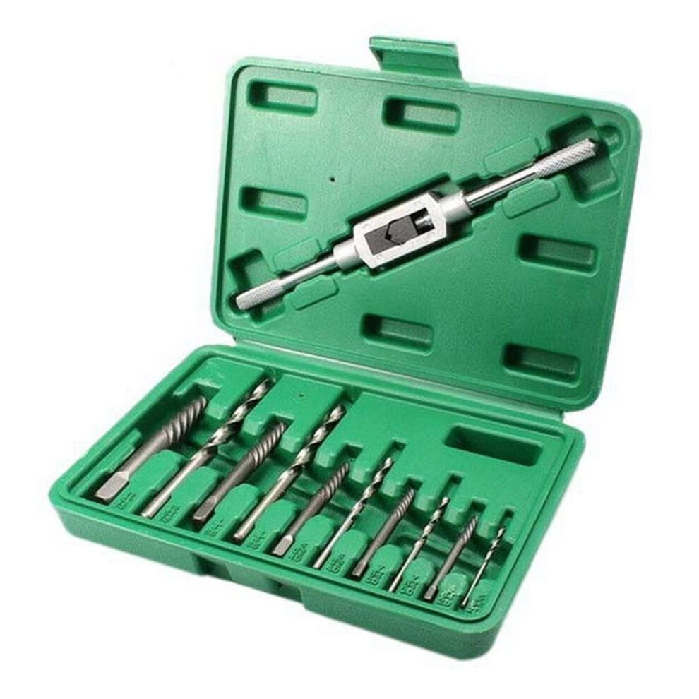11Piece Set For Extracting Damaged Screws, Screw Extractor With Holding Wrench 9426802245189