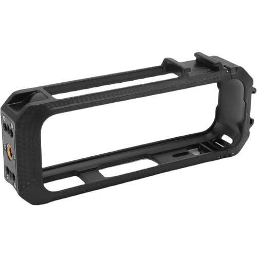 X5 Camera Frame, 2 Cold Shoe Mounts, Side Window, Lightweight PC, 14x5.7x2.6cm 2