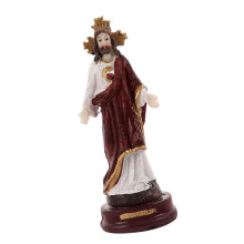 Harz-Christus-Jesus-Figur, 13,5 cm hoch,-Stil A