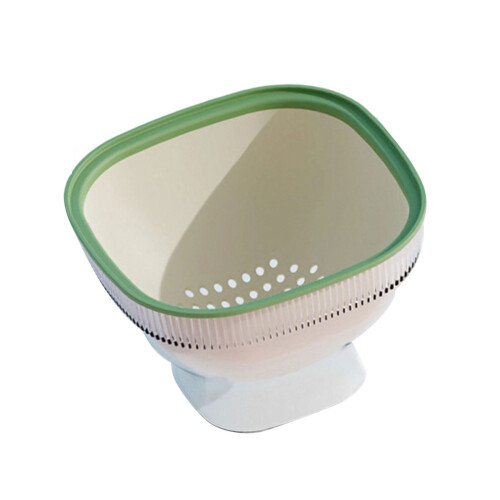 Multipurpose 2 Layer Kitchen Basket For Draining Storing-3