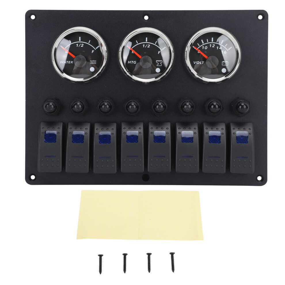 Digital Voltmeter Display Rocker Switch Panel Dual Usb Charger Port Waterproof Marine Grade Led Light Indicator Circuit Breaker Protected Aluminum 9190834866819