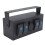 Rocker Switch Panel With Led Voltmeter Waterproof 4 Gang Multi Function Box Dual Usb Charger Quick Charge Easy Installation Night Glow Stickers For 2
