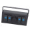 Rocker Switch Panel With Led Voltmeter Waterproof 4 Gang Multi Function Box Dual Usb Charger Quick Charge Easy Installation Night Glow Stickers For 5