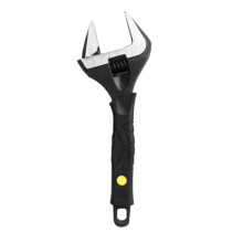 Heavy Duty Adjustable Plumbing Wrench 10 Inch Large Jaw NonSlip Matte Finish Rust Proof