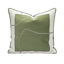 Versatile Decorative Scatter Cushion, Machine Washable for Convenient Care, Handmade Pillow Cover in Vibrant Grass Green, 45*45cm, Indoor Accent for C