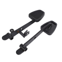 Kit pedali acceleratore e freno per uso fuoristrada, design antiscivolo antiruggine con ampia applicazione, costruzione resistente per Go Kart, ATV,
