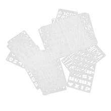 20 Sheets Stencils for Painting Reusable Alphabet Wall Decor for DIY Projects and Creative Crafts Flat Surfaces Like Walls