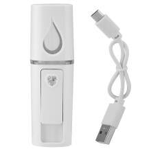 Nano Facial Mister, przenośny mini parownik do wszechstronnego uzupełniania wody, skuteczny w przypadku suchej skóry, reguluje równowagę