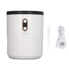 Draagbare aromamachine, vlamdiffuser met Bluetooth-luidspreker, veilig voor baby's en huisdieren, kwallenmodus en vlammodus, laag geluidsniveau, geen