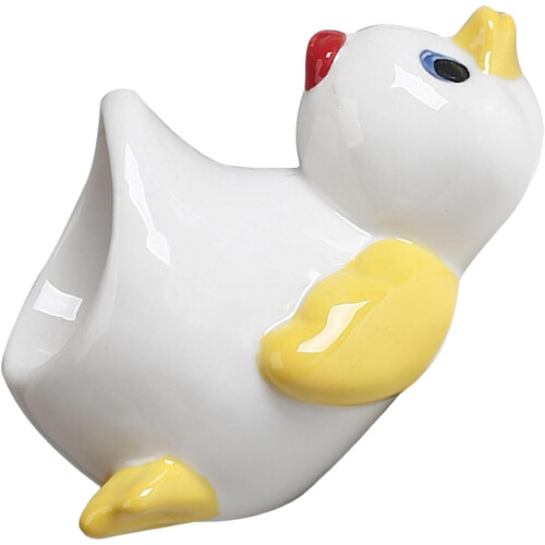 Ceramic Egg Holder Handmade Porcelain Stand with Stable Base Easy Clean for Kitchen and Breakfast 1