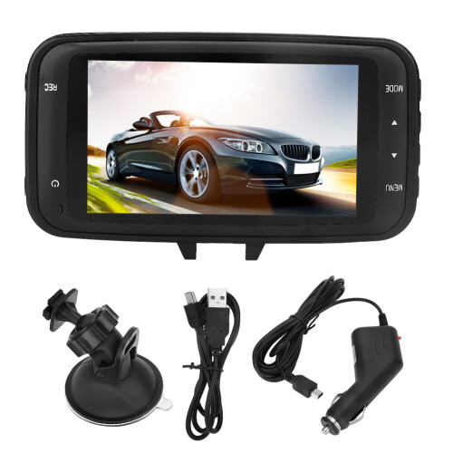 Dash Cam with Magnetic Power Connectors, Full HD Dash Camera Night Vision G Sensor Motion Detection Loop Recording Auto Start Stop Time