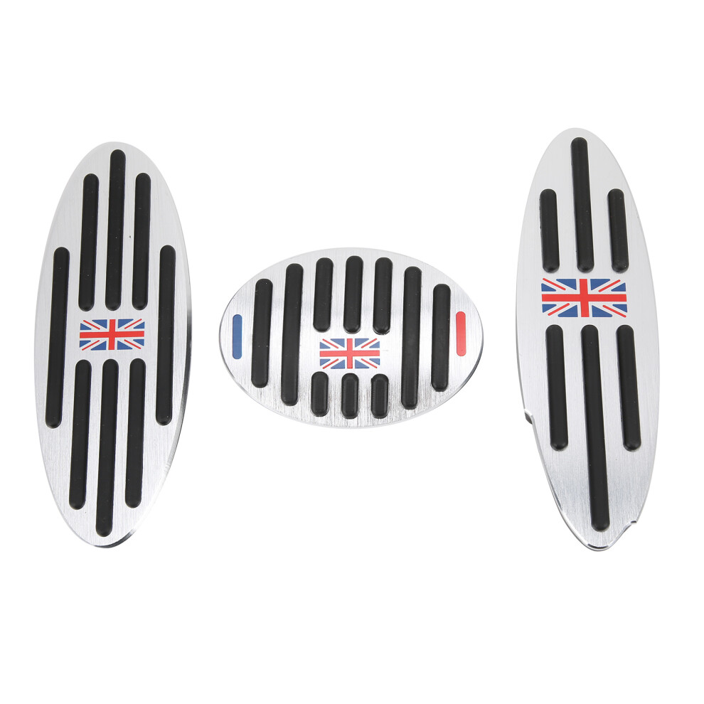 Pedal Covers For Mini Cooper R55 F55 R56 F56 R59 F57 Models Sporty Design Non Slip Surface High-Quality Aluminum Alloy Waterproof Easy To Install 9190834445533