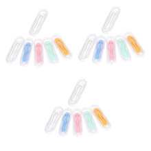 18 pairs of lens cases, lens inserters, eye removers, contact lens sticks, tools for lens removal, suction removers for lenses, lens tools, plastic.