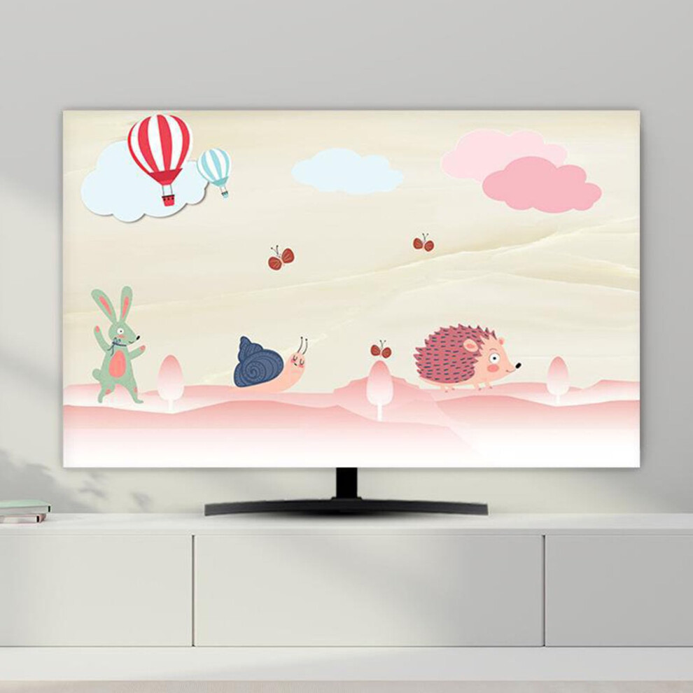Tv Protector Cover For 3280 Inch Display, Dustproof Screen Protector, Hedgehogs 65 Inch Living Room Decor 9426802432763