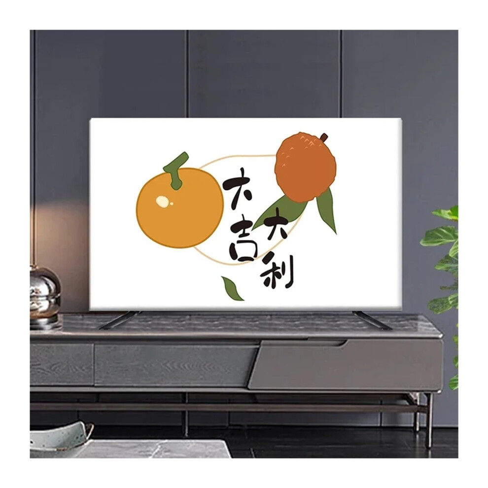 Outdoor Tv Cover Cartoon Dust Cloth, 3275 Inches Universal Tv Cover For Hanging Or Desktop Curved Tvs 9189345945021