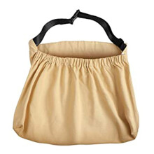Heavy Duty Canvas Harvest Apron With Elastic Pockets And Adjustable Straps For Farm Work And Vegetable Picking