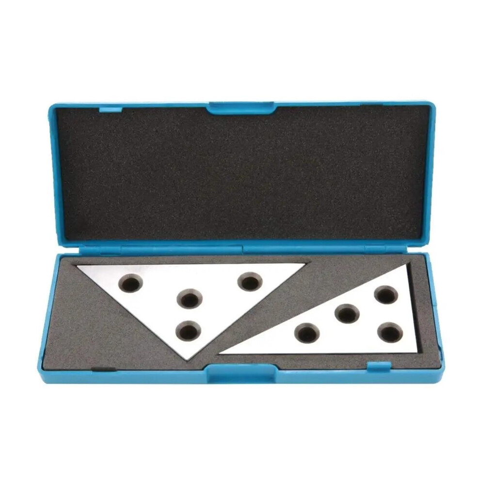 Angle Block 2Piece Set Solid Angle Plates 306090 And 454590 Precision / 20 Seconds Machinist Tool For Woodworking 9189345945236