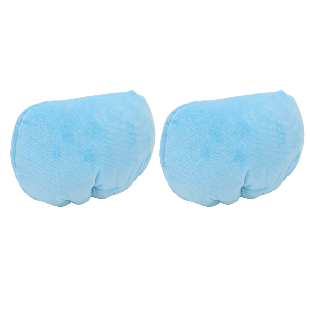 2pcs Blue Underarm Crutch Pads Soft Handle Pillow Covers for Comfort