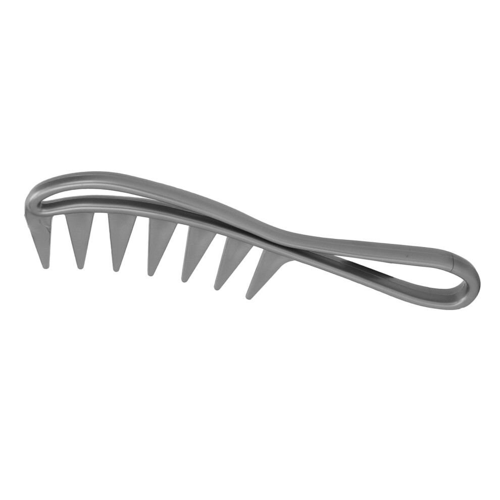 Gray Salon Styling Wide Tooth Hair Detangler Comb In - Anti Static