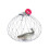 Fishing Net  Soft Steel Wire Multifunctional Net, Crab Trap with Automatic Locking Cage 1 x Silver A 1