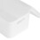 Frosted Clear Plastic Desktop Cosmetic Organizer mit Deckel, Größe L 4