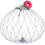 Fishing Net  Soft Steel Wire Multifunctional Net, Crab Trap with Automatic Locking Cage 1 x Silver A 4