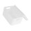 Frosted Clear Plastic Desktop Cosmetic Organizer mit Deckel, Größe L 7