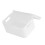 Frosted Clear Plastic Desktop Cosmetic Organizer mit Deckel, Größe L 8