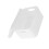 Frosted Clear Plastic Desktop Cosmetic Organizer mit Deckel, Größe L 10