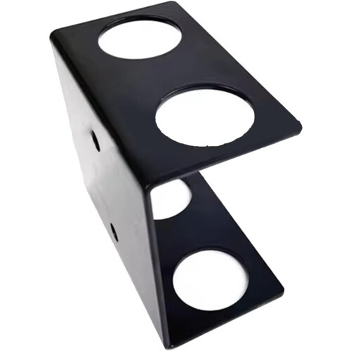 Wall Mounted Barbell Rack Space Saving Vertical Holder Double Weight Rod Storage Rack Easy Install 2